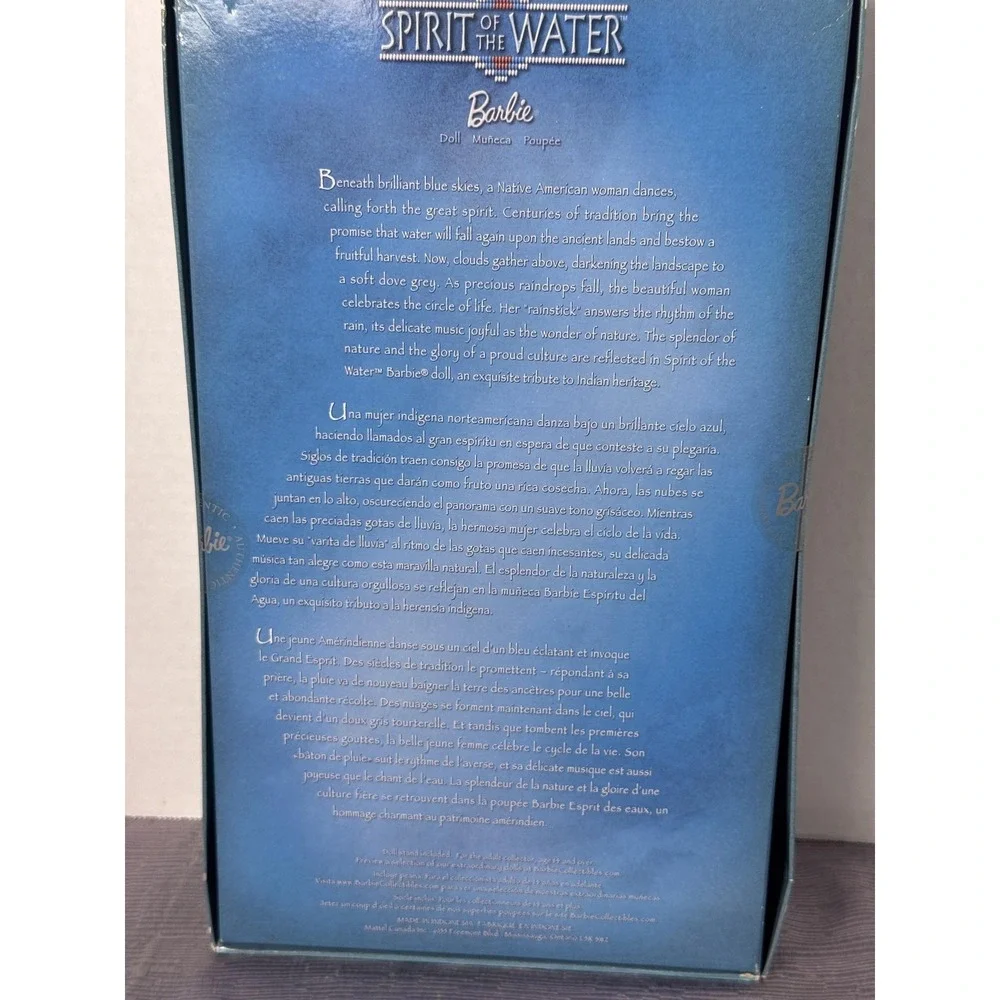 Barbie Spirit Of The Water 12in Doll Native Spirit Limited Edition Box Mattel